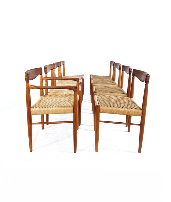 Image 1 of 8x Silla de comedor Henry Walter Klein, Bramin '60