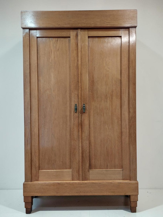 Image 1 of antiker Schrank der Amsterdamer Schule im Art-Deco-Stil