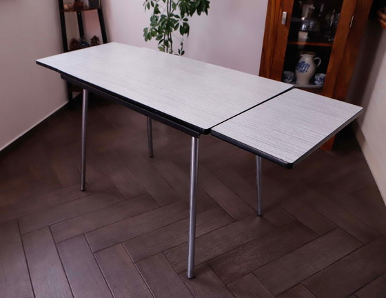 Image 1 of Vintage Extendable Dining Table with Umakart Top 