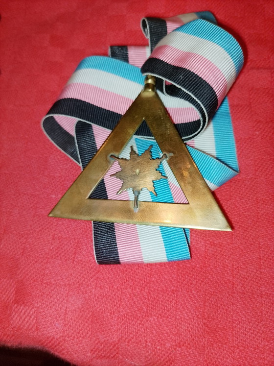 Image 1 of Vrijmetselaarsmedaille