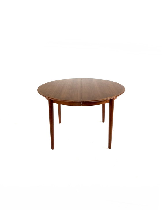 Image 1 of Vintage extendable Danish teak dining table, 1960s