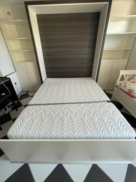 Image 1 of Lit pliant double Auping / lit d'appoint avec matelas