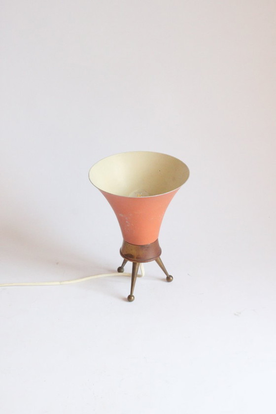 Image 1 of Lámpara de mesa con trípode de la era atómica, década de 1950