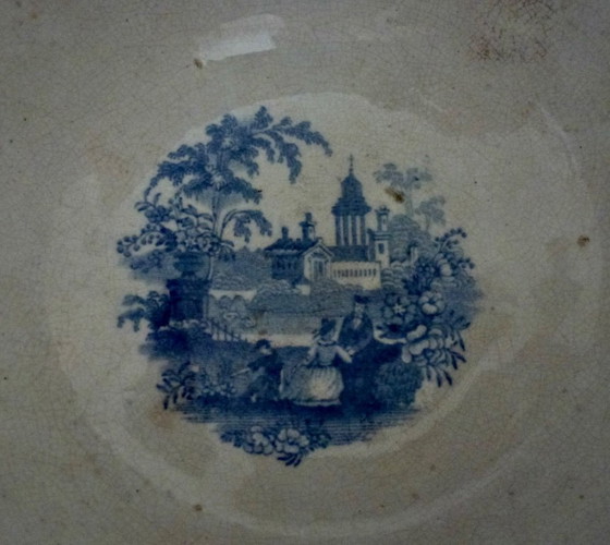 Image 1 of 3 cuencos para armarios/alacenas, color azul Ironstone Trans. “Shannon”.