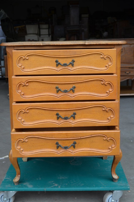 Komoda vintage lata 80/90 – Chest of drawers, Metal, Wood (photo 7 of 8)