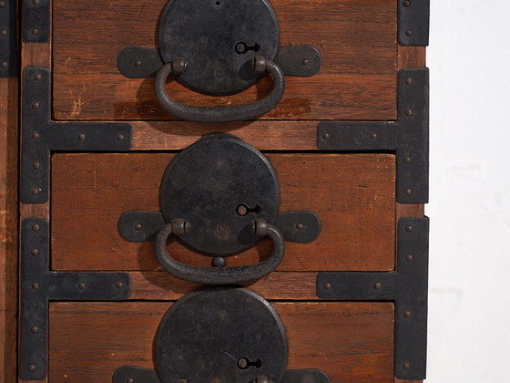Tansu giapponese antico - Periodo Meiji / Taishō (ca. ) #52 – Cassettiere, Iron (photo 40 of 40)