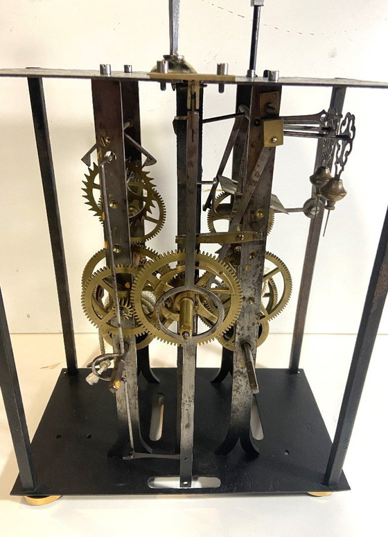 Image 1 of Decorative Object Mechanical System Movement Comtoise Clock France Pendulum Art