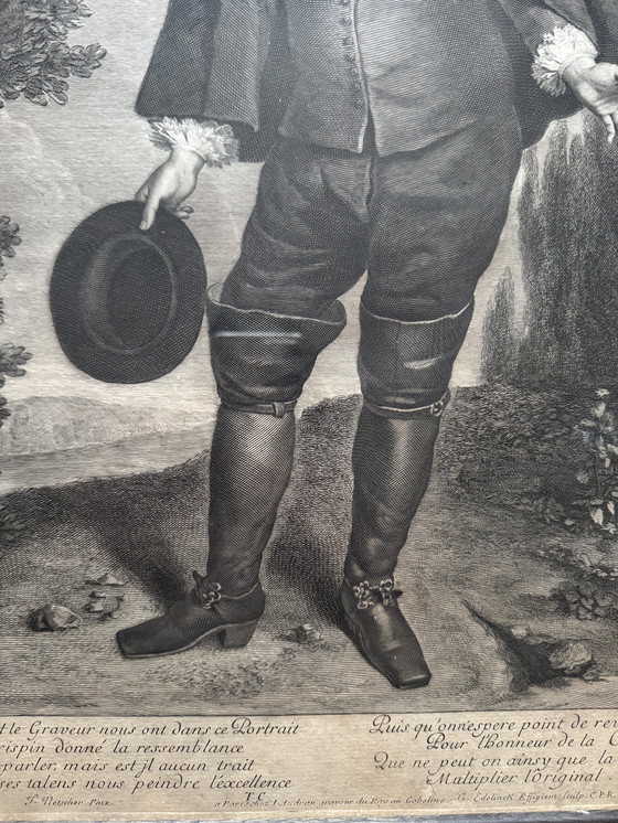 Image 1 of 18th century engraving by Crispin