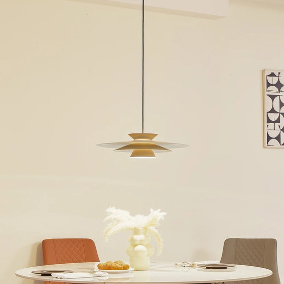 Image 1 of Lucande LED Pendant Lamp Khaki/White - Modern & Stylish