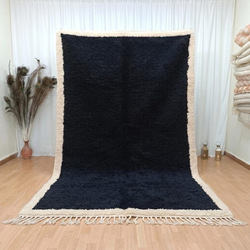 Marokkanischer Berber-Teppich, handgefertigte Wolle, artisanal 170/300cm