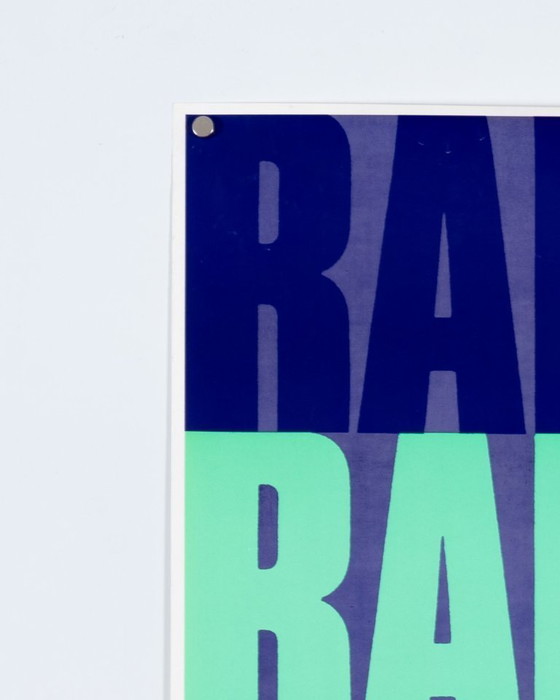 Image 1 of Concert des Ramones à Hambourg – 1989 – Affiche de concert vintage originale – Punk Rock – 84,1 x 59,4 cm A1