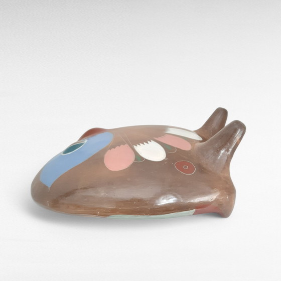 Image 1 of Gufo in ceramica vintage, Tonalá Messico, anni '70, H37cm