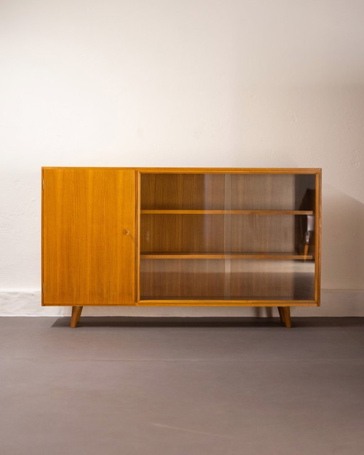 Armoire ou buffet en noyer du milieu du siècle par Heinz Vetter pour Wilhelm Renz, Allemagne