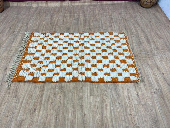 Mini Alfombra Bereber de Lana 100/160 – Wool (photo 4 of 6)