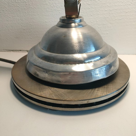 Image 1 of lampe à poser industrielle vintage 'Superchrome' (modifiée)