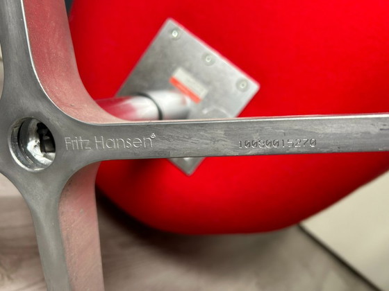 Image 1 of Fritz Hansen Swan Chair Rood