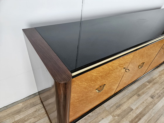 Image 1 of Credenza Art Déco attribuita alla Permanente Mobili Cantù