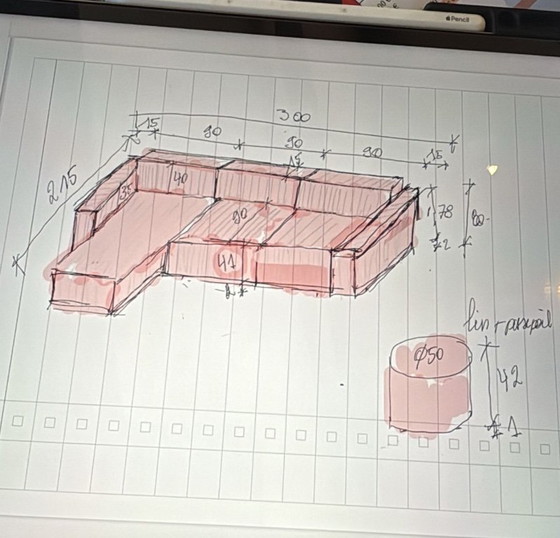 Image 1 of Canapé sur mesure 