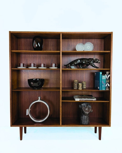 Vintage palissanderhouten boekenkast van Poul Hundevad, Denemarken, jaren 1960