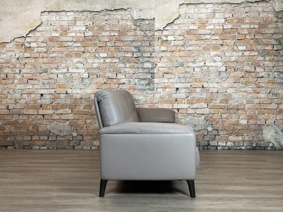 Leolux Bora Balanza - Taupe/Grey Leather | Axel Enthoven – Sofas, Metal (photo 7 of 14)