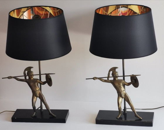Image 1 of Paire de lampes "Gladiateur" 1970s