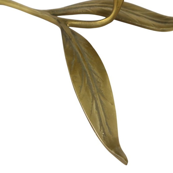 Posacenere con scultura a forma di giglio in ottone, stile metà secolo. – Oggetti decorativi, Brass (photo 14 of 18)