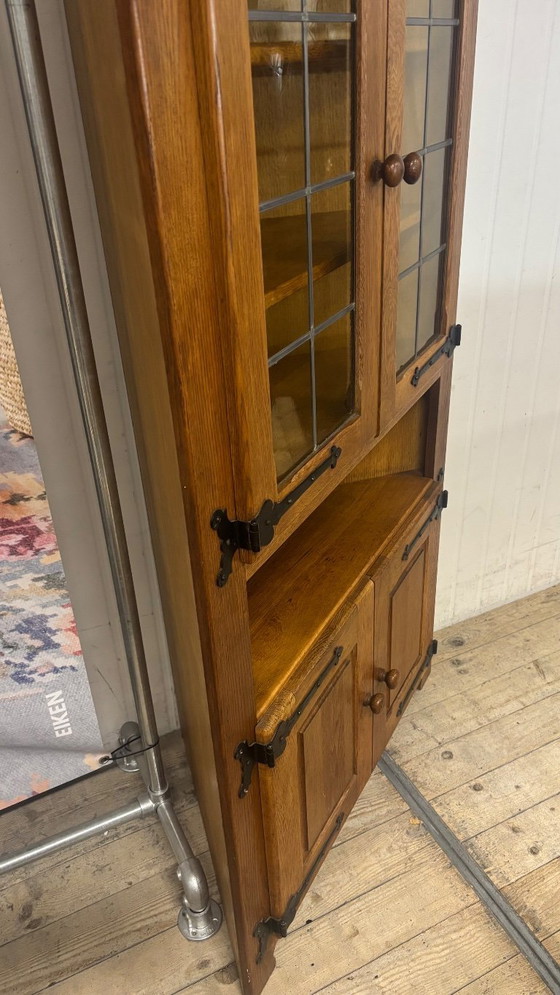 Image 1 of meuble d'angle en chêne vintage