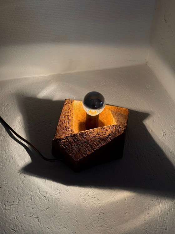Image 1 of Brutalist vintage ceramic wall lamp