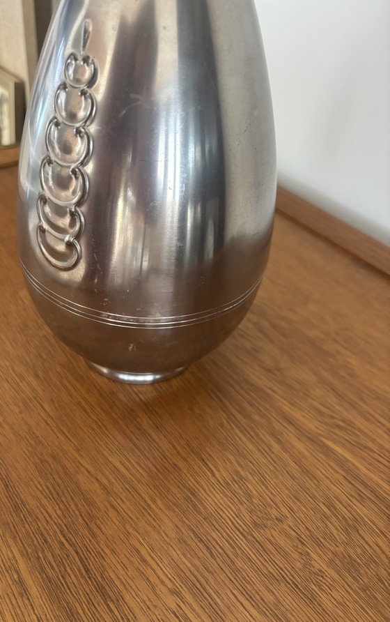 Vaso Art Déco antico di RIO Tiel (Daalderop) – Vasi, Metal (photo 8 of 10)
