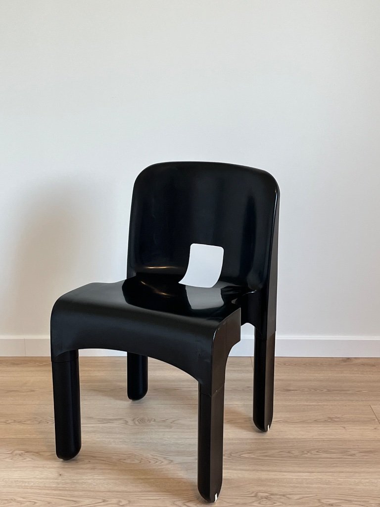 UNIVERSAL CHAIR No. 4867 - Joe COLOMBO - Black - Vintage 1967