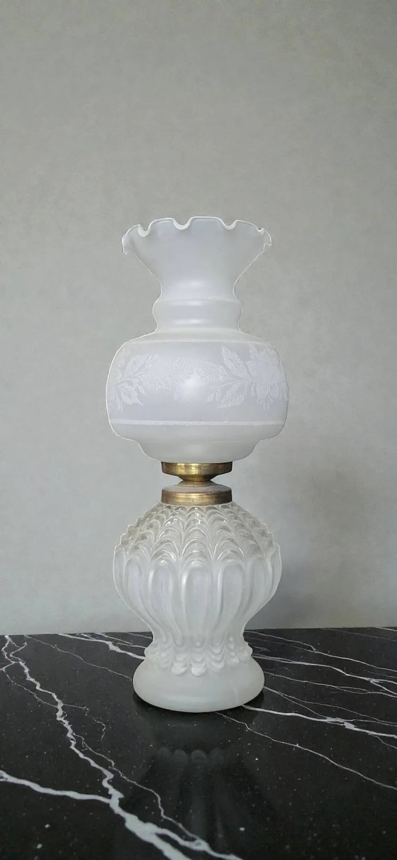 1970s glass lamp – Table lamps, Crystal (photo 7 of 7)