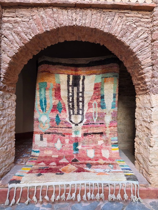 Abstract Moroccan Boujaad rug 280 x 175 cm 