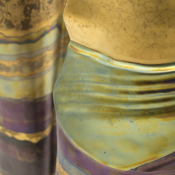 Image 1 of Rosenthal Studio Line Johan van Loon Drexler Fine Porcelain Art Vase Trio Eosin