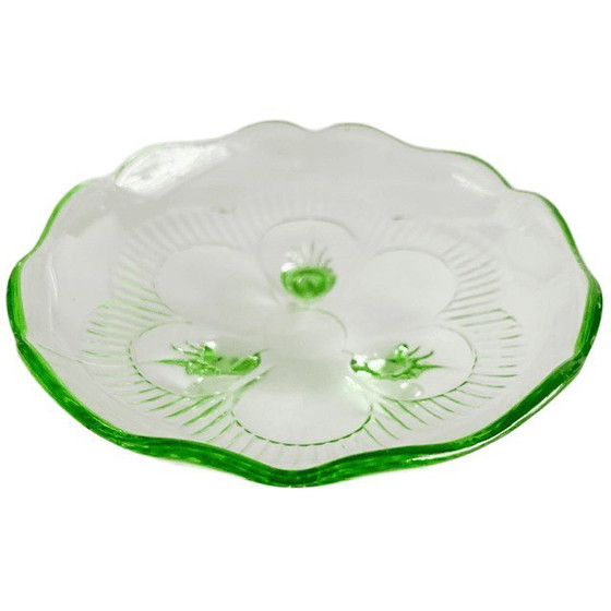 Vintage Green Glass Bonbon Dish Annagreen 1930s – Bowls (photo 3 of 6)