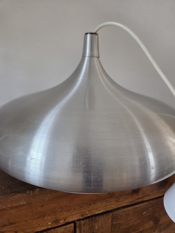 Image 1 of Suspension en aluminium brossé, 1970