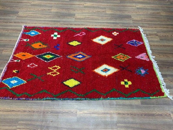 Tapis de l’Atlas – Création Artisanale en Laine 220cmx130cm – Teppiche & Läufer, Wool (photo 3 of 7)