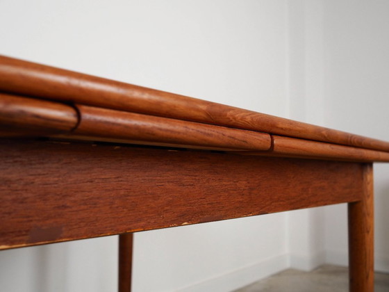 Image 1 of Table en teck, design danois, années 1970, fabrication : Danemark