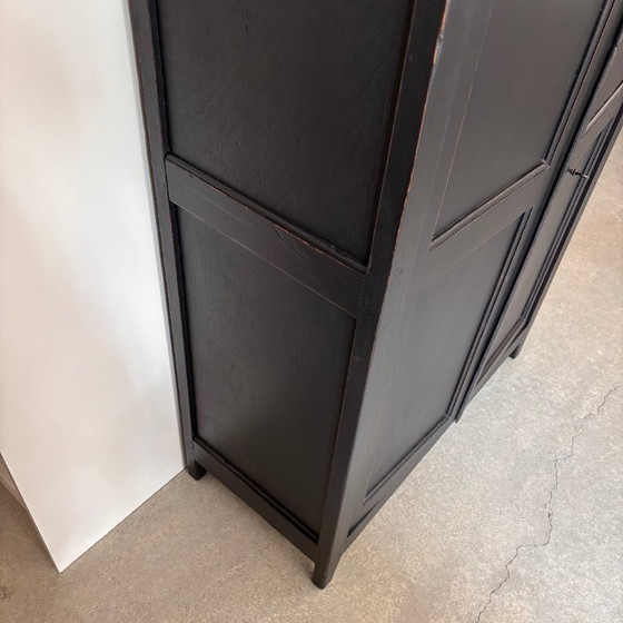 Image 1 of black wardrobe