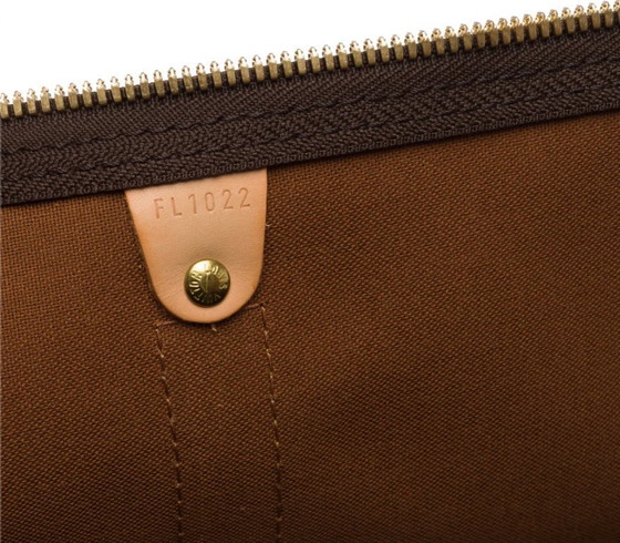 Image 1 of Sac LOUIS VUITTON Keepall en Toile Marron - 103439 Prix soldé