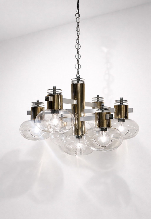 Vintage Midcentury Murano Kroonluchter