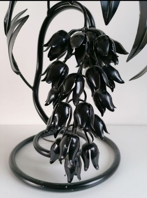 Hans Kögl Wisteria Table Lamp – Metal, Vintage (photo 5 of 5)