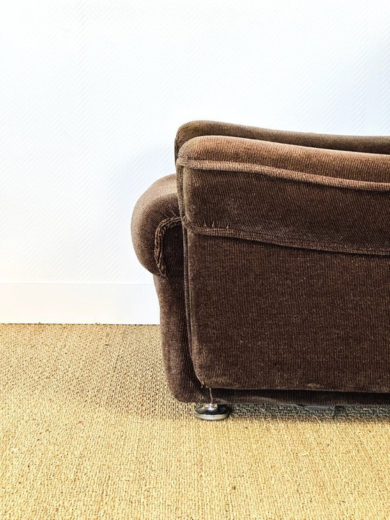 Image 1 of Ensemble de salon vintage en velours, 1960, Set de 3