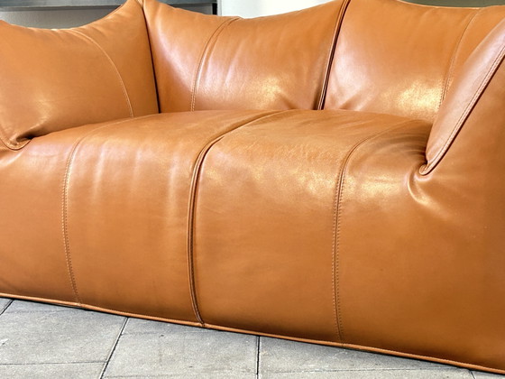 Sofá de cuero Le Bambole diseñado por Mario Bellini para B&B Italia – Sofás de 2 plazas, Leather, Plastic (photo 6 of 15)
