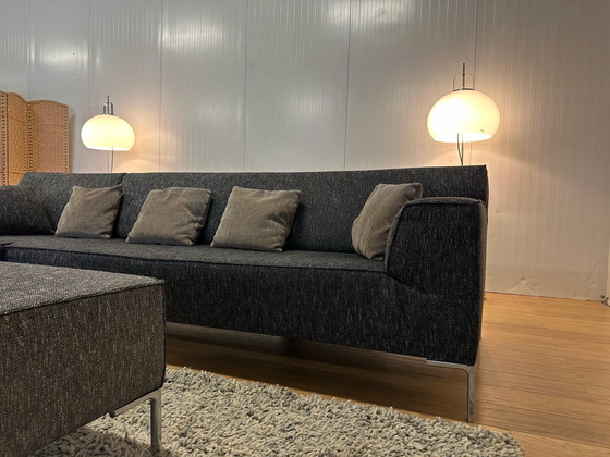 Image 1 of Design on Stock Bloq Canapé d'angle + Hocker Black Melange