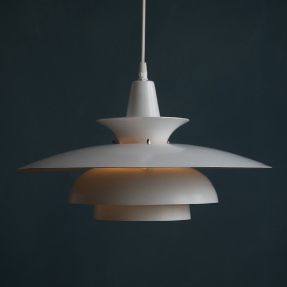Image 1 of Witte Junge Roma Deense Design Hanglamp