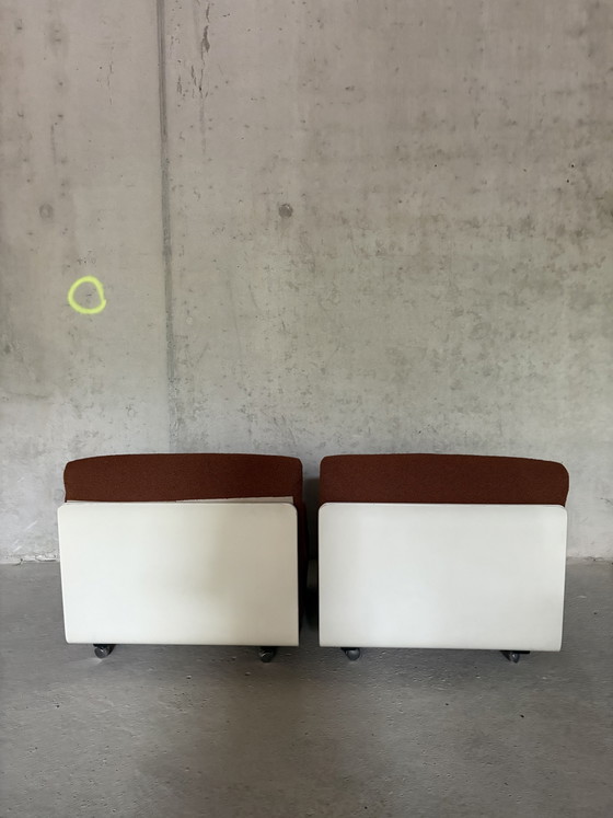Set (2) “Orbis” Lounge Stoelen – COR, Fauteuils, Wood, Textile (photo 4 of 5)