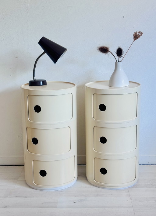 Vintage Kartell Componibili rund
