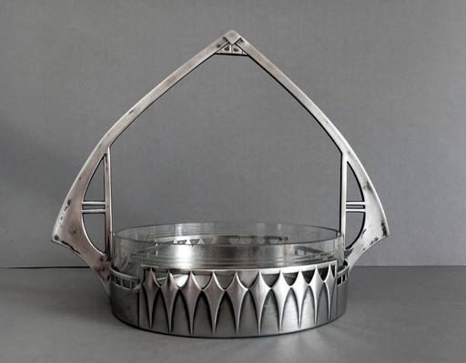 Albert Kohler/WMF Modèle n° 645 Corbeille à fruits jugendstil 1905 Design Albin Müller
