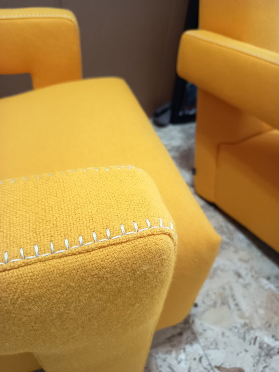 Image 1 of CASSINA 2x Poltrona 637 Utrecht 2024 (NUOVO, mai usato) in lana gialla KVDRAT € 6.600