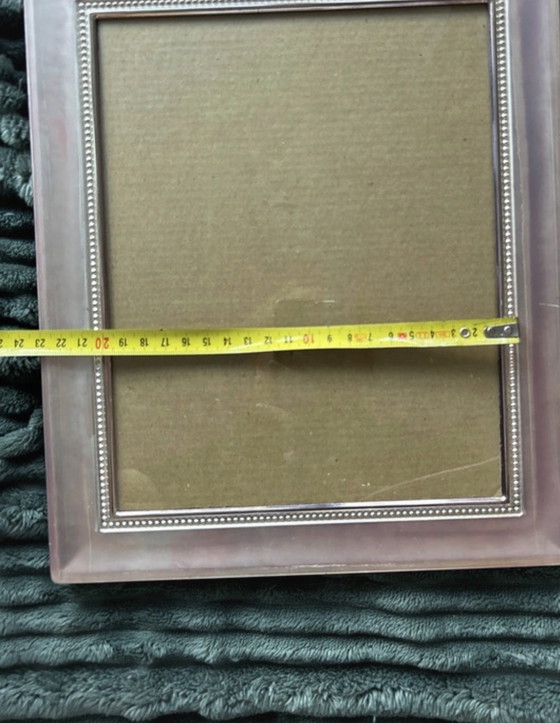 Image 1 of Vintage roze fotolijst 